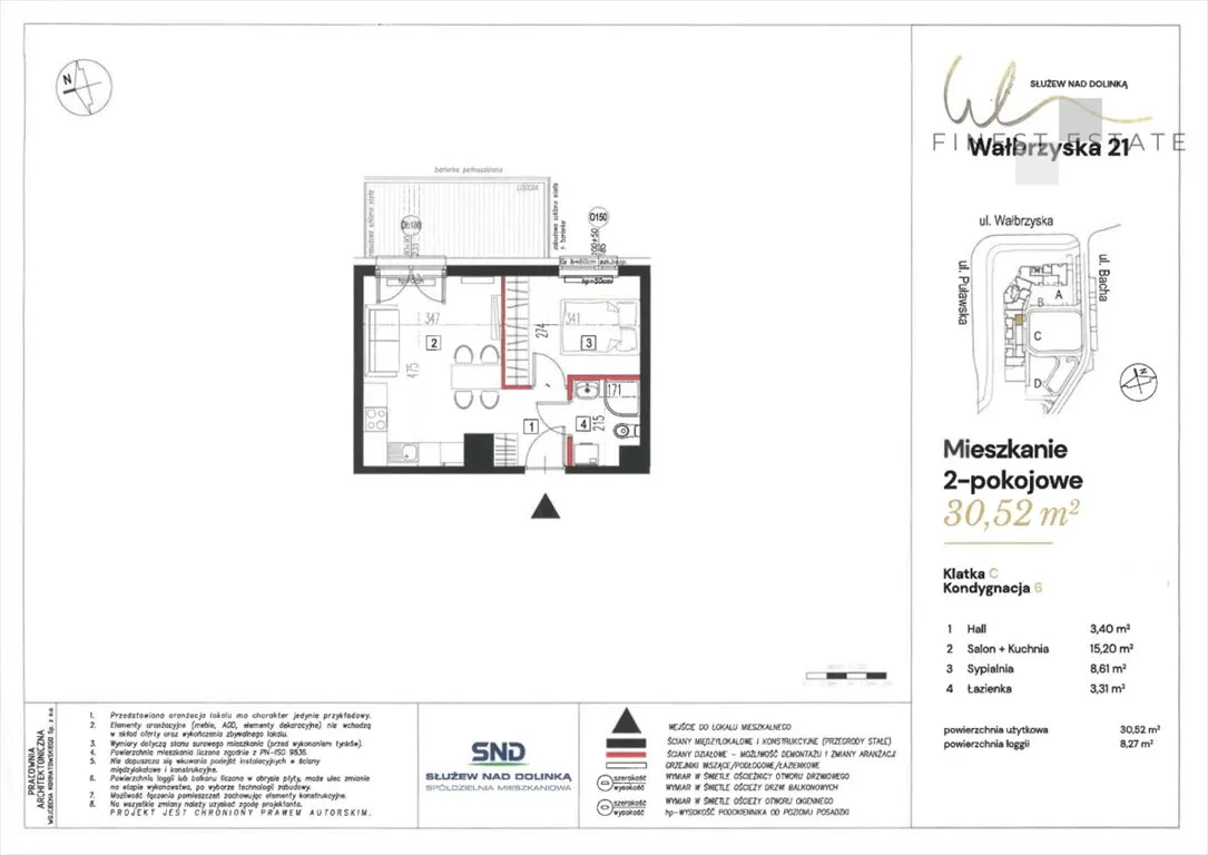 Sprzedam mieszkanie dwupokojowe: Warszawa Mokotów , ulica Wałbrzyska, 31 m2, 699500 PLN, 2 pokoje - Domiporta.pl