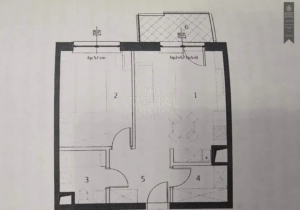 2-pokojowe mieszkanie 