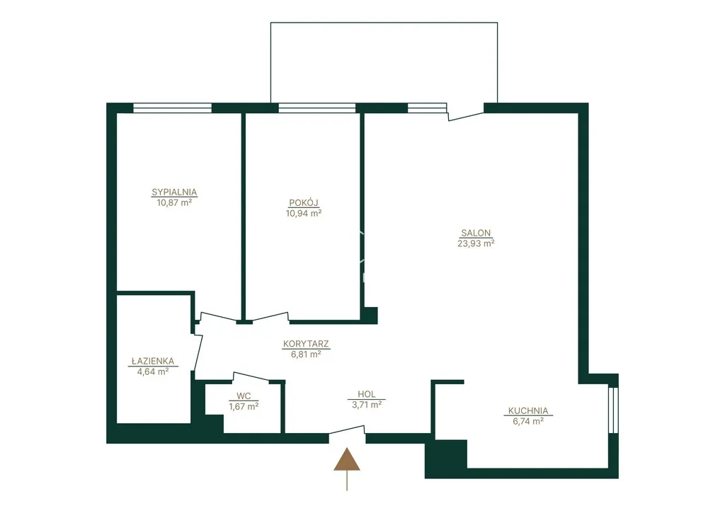 Nowe / 3 pokoje / Royal Residence WIlanów 