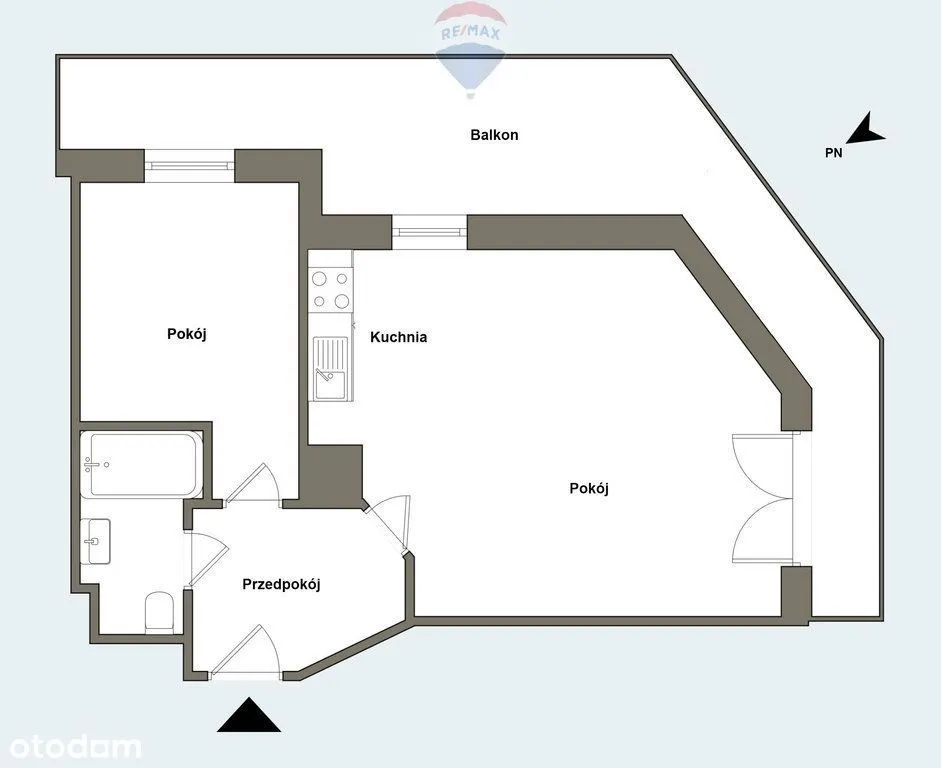 Komfortowe 2 -pokojowe mieszkanie w centrum Woli 