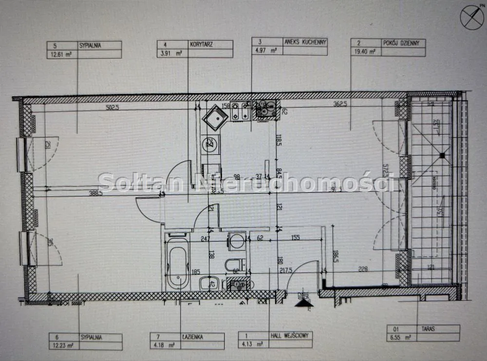 Mieszkanie na sprzedaż, 63 m², 3 pokoje Warszawa Śródmieście Muranów 