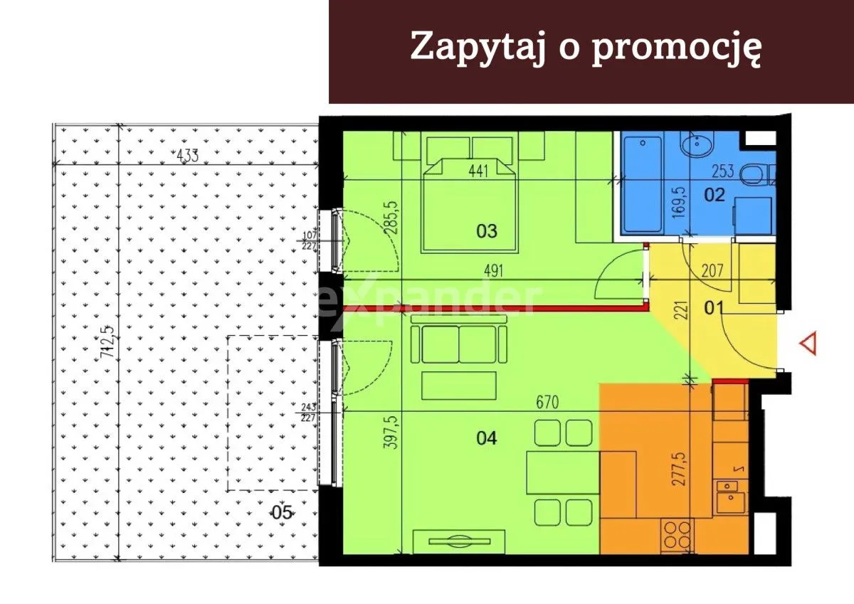 Sprzedam mieszkanie dwupokojowe: Warszawa Wawer , ulica Bluszczowa, 46 m2, 764000 PLN, 2 pokoje - Domiporta.pl