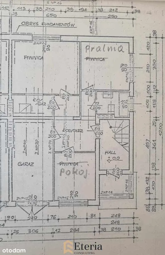 Projekt dla Kreatywnych-500m PKP Anin-700m Działka