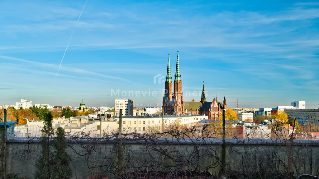 Penthouse z pięknym widokiem na Warszawę 