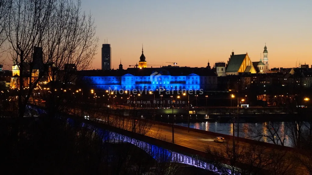 Penthouse z pięknym widokiem na Warszawę 