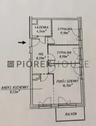 3-pokojowe mieszkanie na Wilanowie 