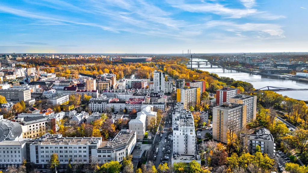 Penthouse z pięknym widokiem na Warszawę 