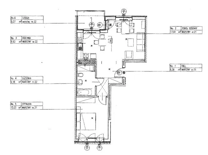 Apartament, ul. Stawki