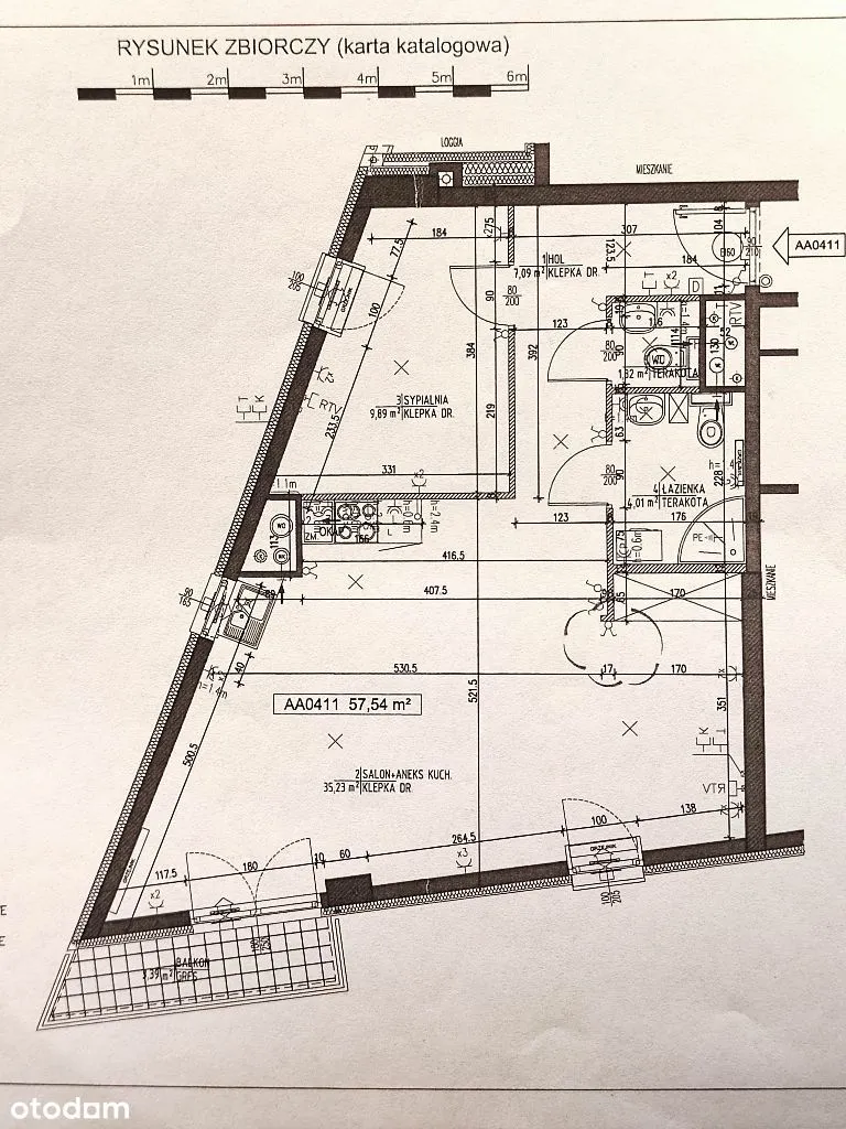 Nowoczesne 58m2 2/3 pokoje duży salon Bielany