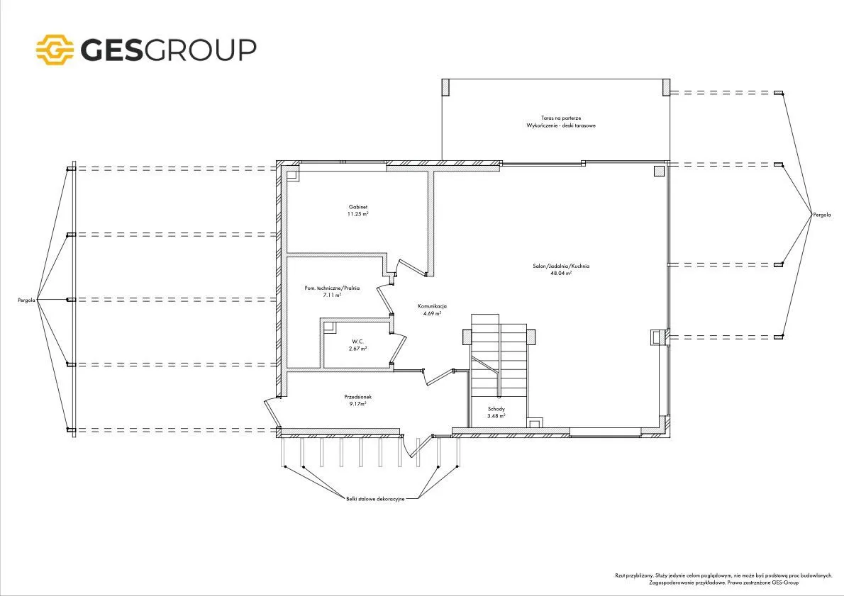 Nowoczesny dom w Magdalence – 207 m²