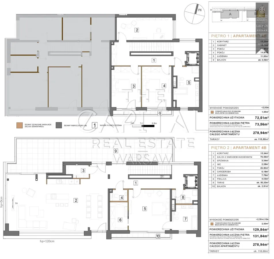 Na sprzedaż wyjątkowy dwupoziomowy penthouse 