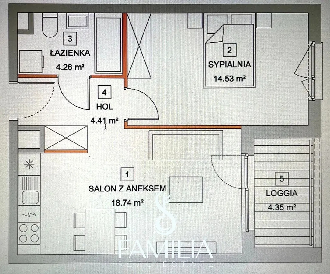 Osiedle Nowy Targówek 46m2 2 pokoje z balkonem 