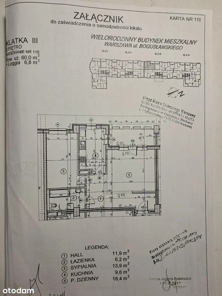 Bezpośrednio Warszawa Chomiczówka 60 m2 2 pokoje