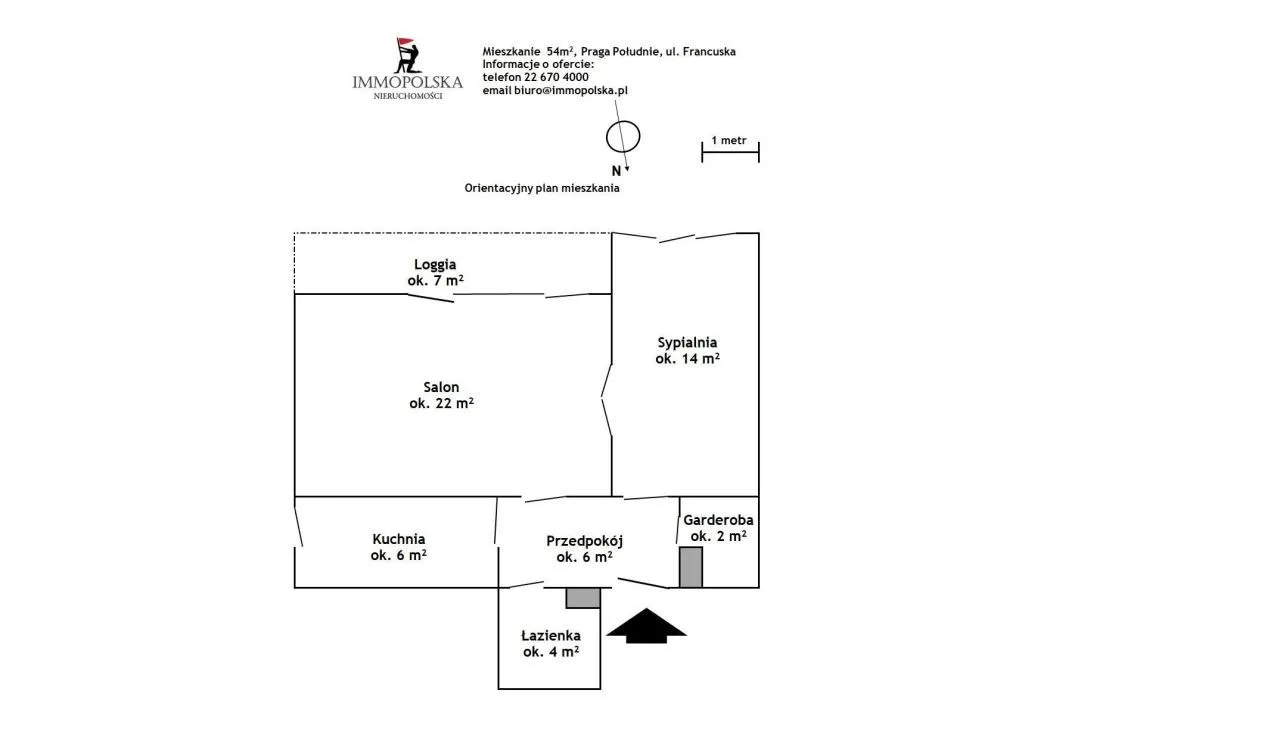 Mieszkanie do wynajęcia, 54 m², 2 pokoje Warszawa Praga-Południe Saska Kępa 