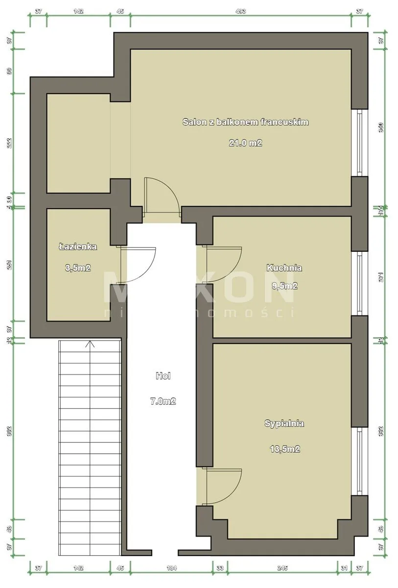 Sprzedam mieszkanie dwupokojowe: Warszawa Bielany , ulica al. Aleja Zjednoczenia, 55 m2, 995000 pln, 2 pokoje - Domiporta.pl