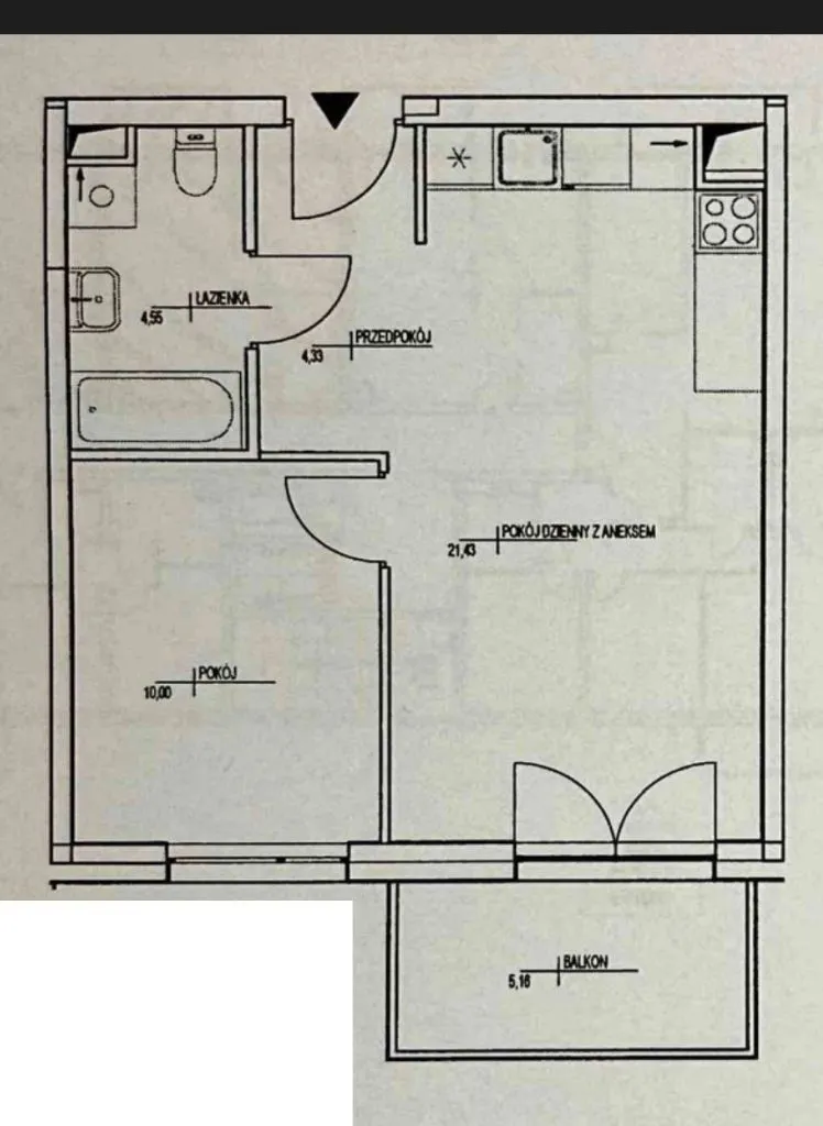 Dwa pokoje, apartamentowiec, BEZPOŚREDNIO