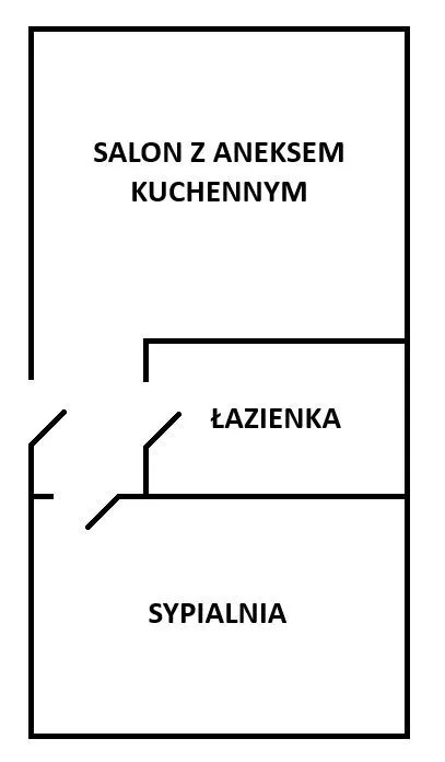 2 pokoje, 46m2, 100m do metra, 2001r. budowy