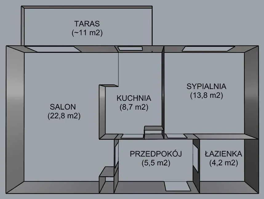 Bezpośrednio mieszkanie 55m garaż taras winda PKP Ursus gotowe do wprowadzenia 