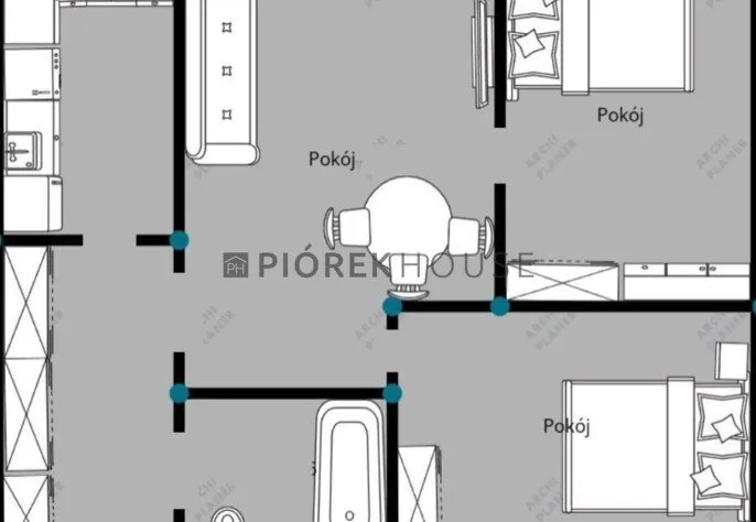 3-pokojowe mieszkanie na Ochocie 