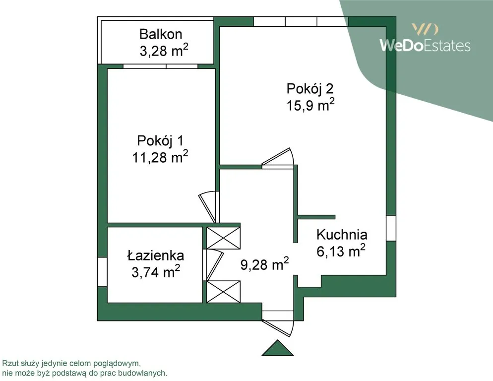 Atrakcyjne mieszkanie blisko Metra Trocka 280 m 