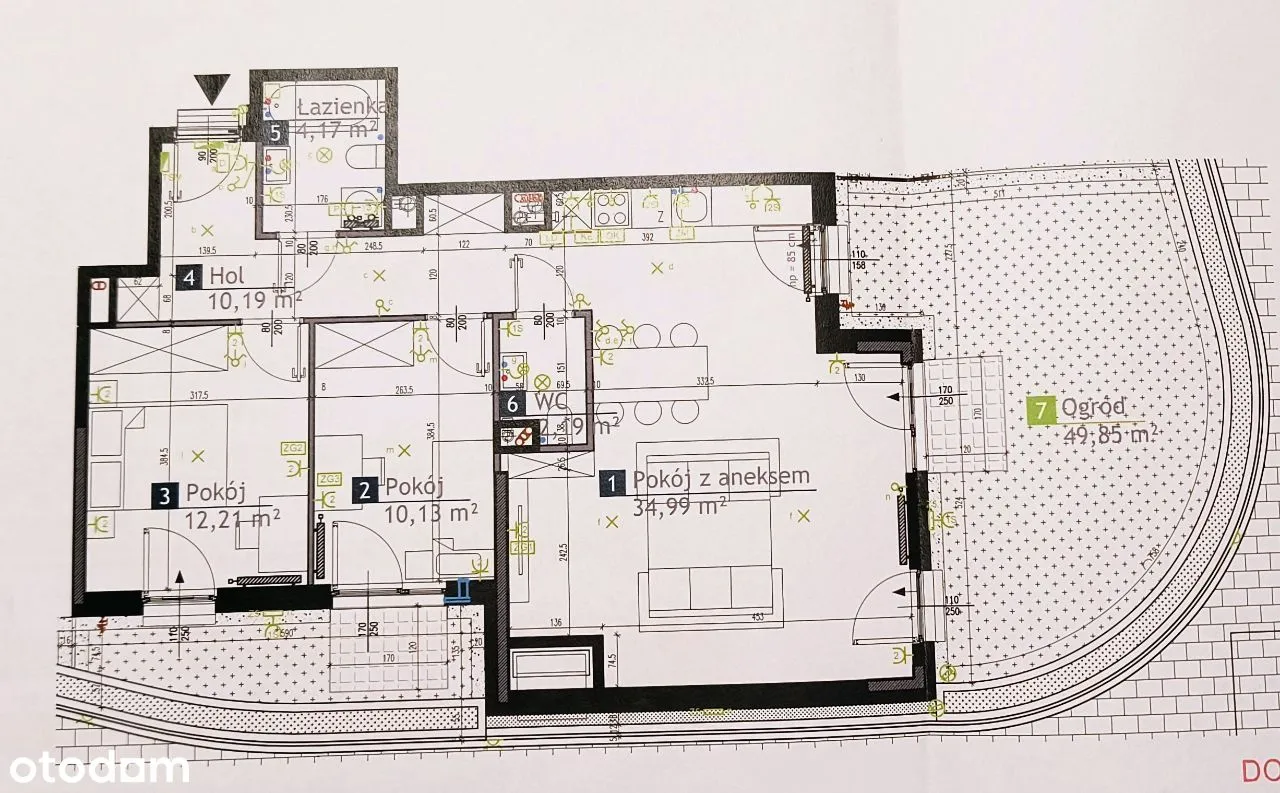 Mieszkanie na sprzedaż. 73.20m2+ogródek 50m2