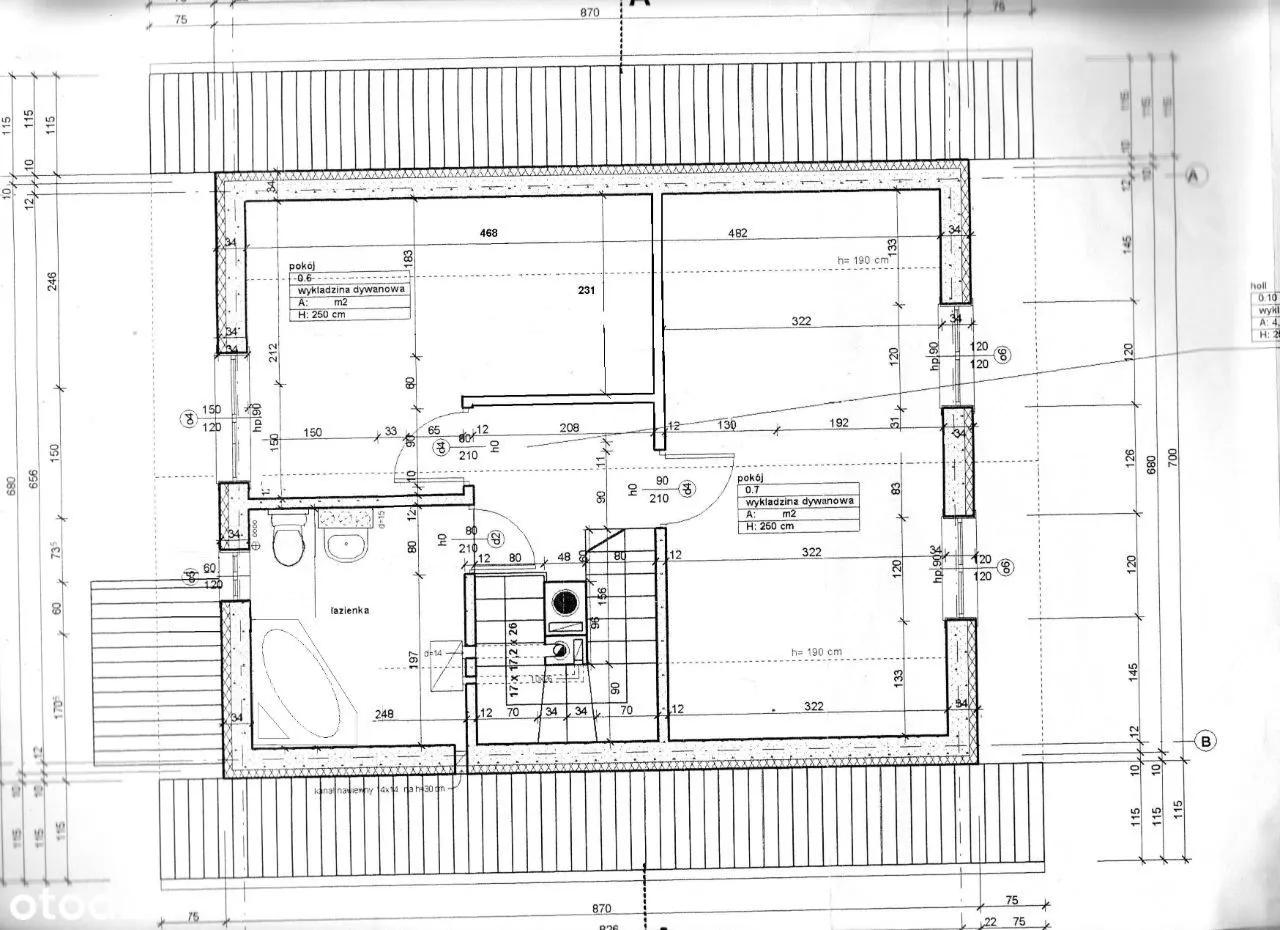 Dom wolnostojący 83,79m2 na działce 1001m2