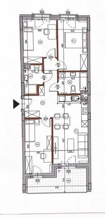 4pokoje I 75,37m I Apartamenty Bakalarska I Włochy