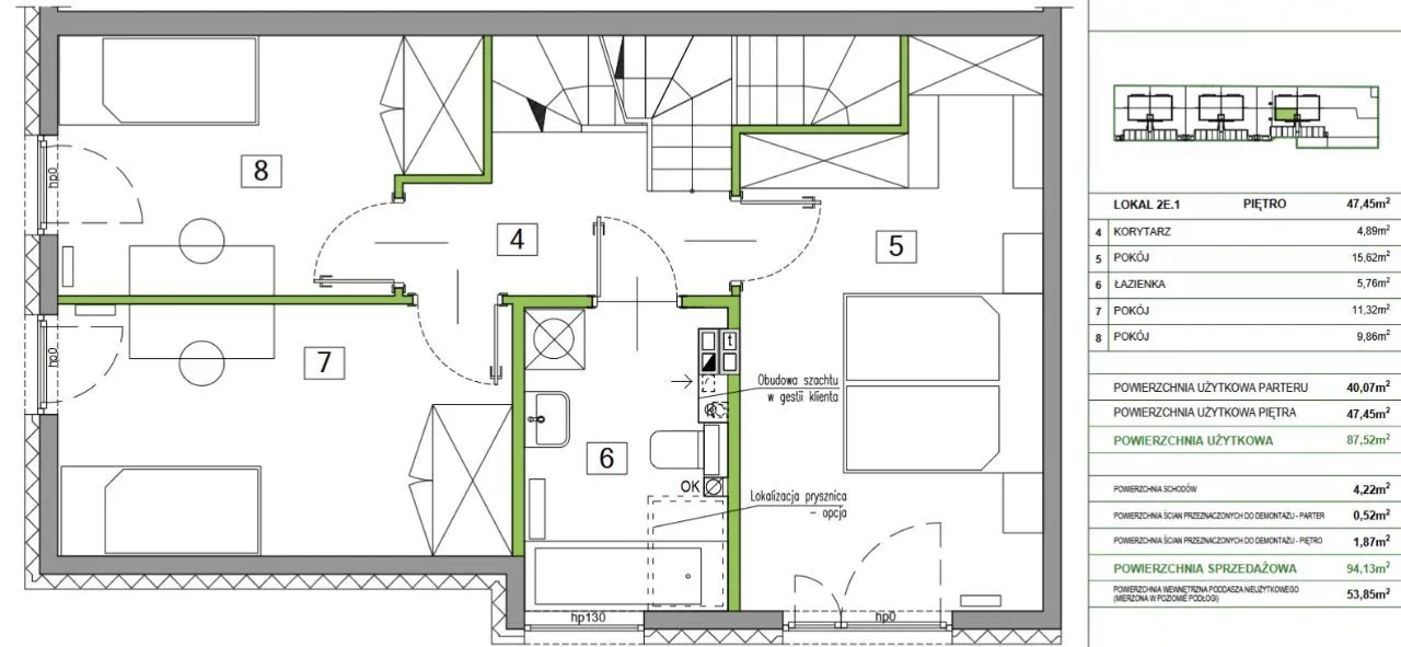 Segment 94m2, poddasze 50m2, ogród 133m2+ gratis