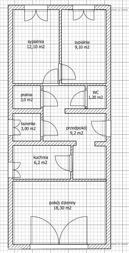 Idealne pod inwestycję_62,10 m2