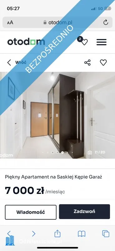 Piękny Apartament Saska Kępa 