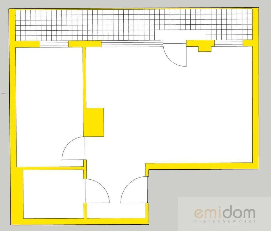 2 pokoje 51 m2 na Pradze-Południe, duży balkon 