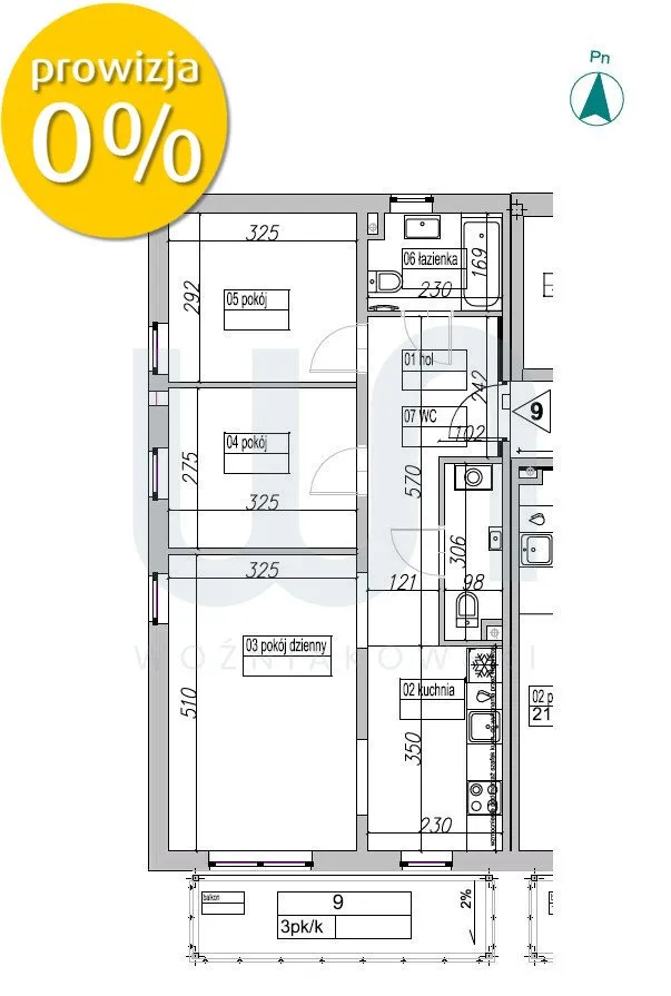 Apartament/ 3 pokojowy/las/cisza/rodzinny/59m2/ 