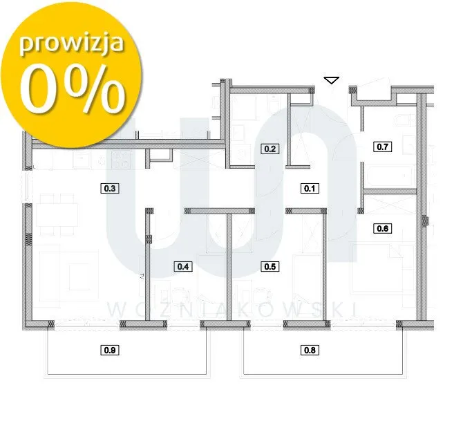 Apartament/4 pokojowy/Warszawa/cisza/zieleń/66m2 