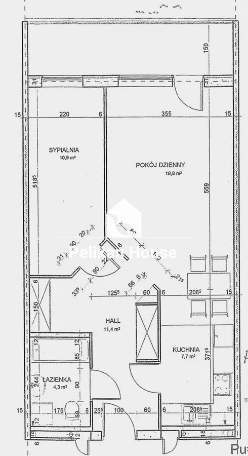 Mieszkanie na sprzedaż, 53 m², 2 pokoje Warszawa Białołęka 