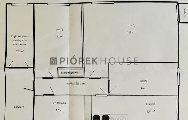 3-pokojowe mieszkanie na Mokotów 