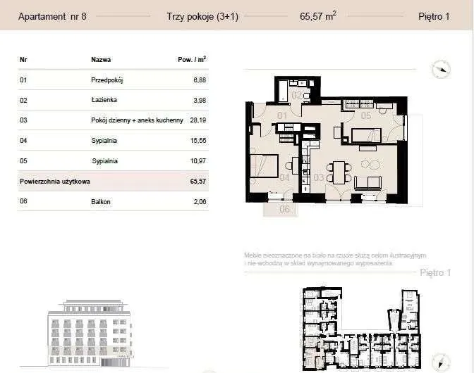 Wynajmę kawalerkę: Warszawa , ulica ul. św. Barbary, 35 m2, 3510 PLN, 1 pokój - Domiporta.pl