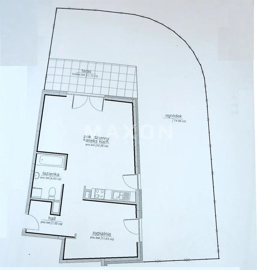 Wyjątkowy apartament z 70-metrowym ogródkiem 