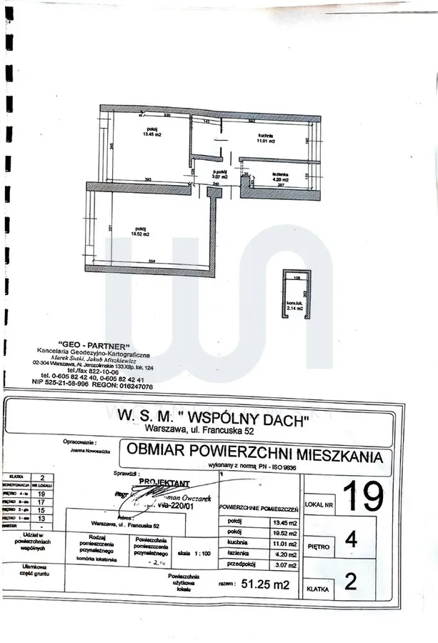 Francuska / Rondo Waszyngtona / Balkon / Okazja 