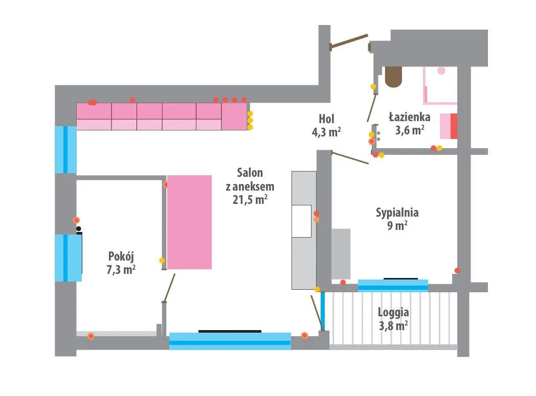 3-pokojowe mieszkanie na Powiślu *PARKING* 