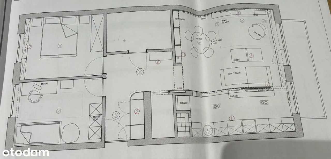 3-pokoje Kabaty ul. Jeżewskiego - bezpośrednio