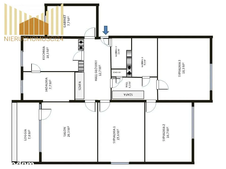 5-Pokojowe O Pow. 126M2, W Pobliżu Starego Miasta