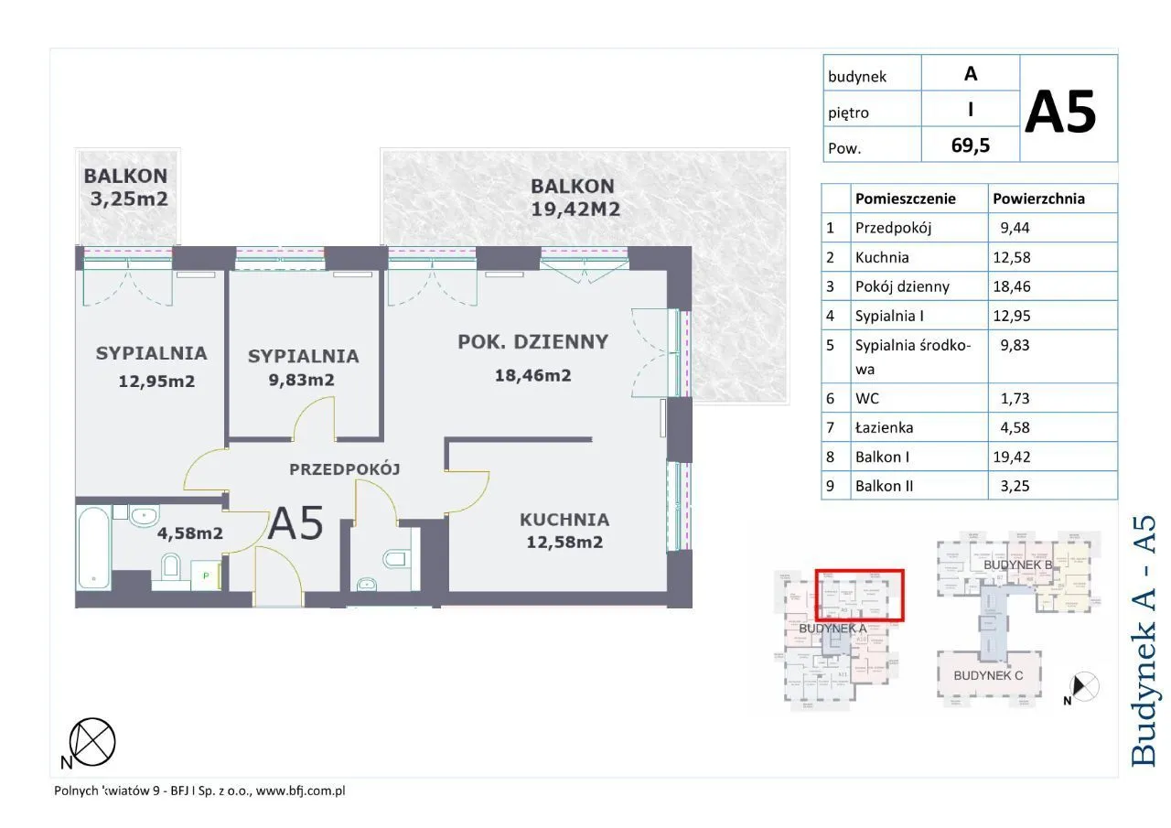 Balkony 25 m2 | Parking | Apartamentowiec