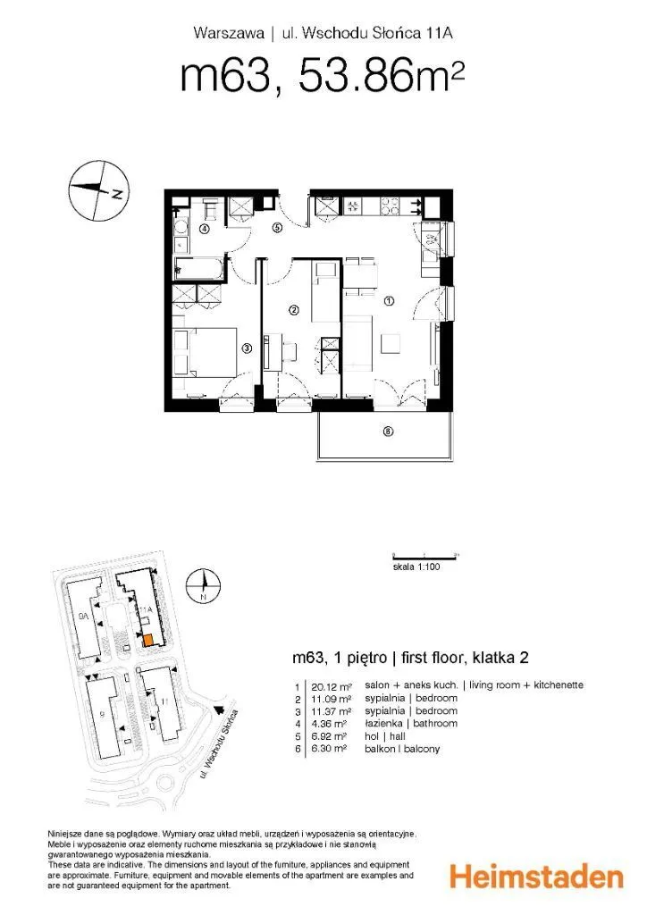 Słoneczne 3p osobna kuchnia 60m2|właściciel|PETS