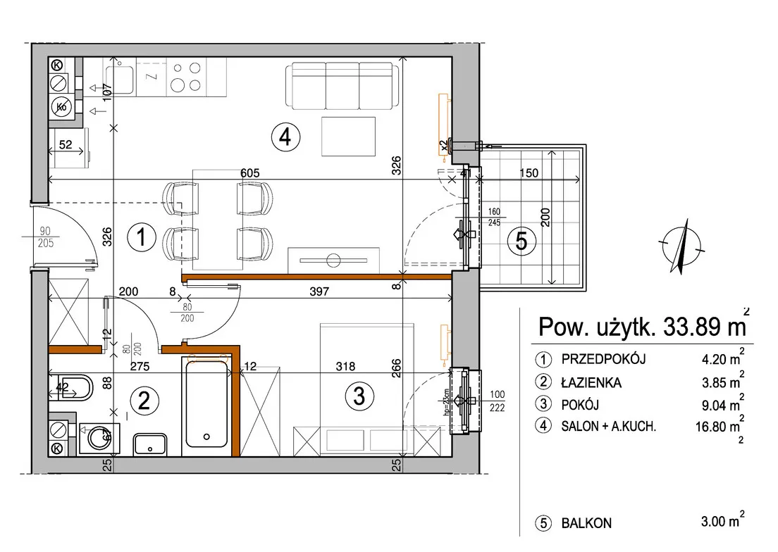 Widok na las***Połączenie z Metrem 