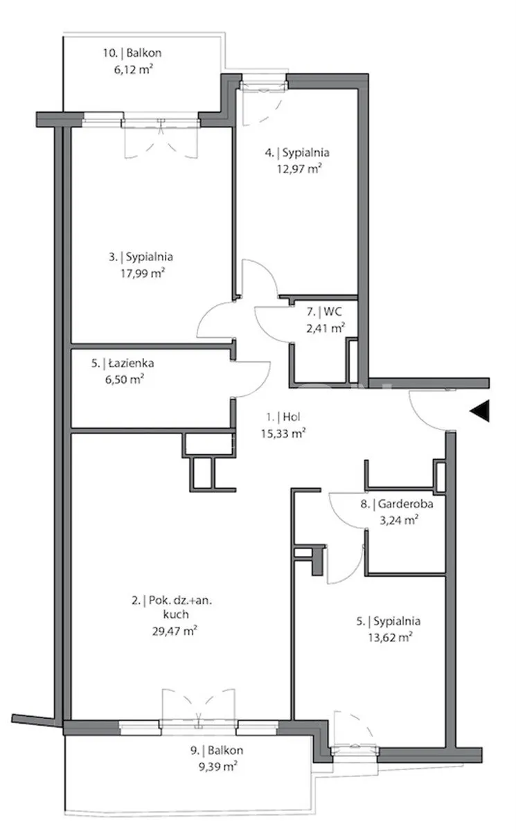 Apartament, ul. Bluszczańska