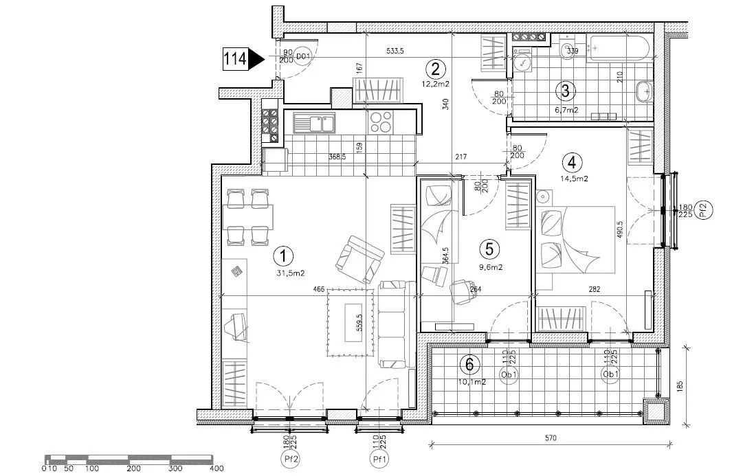 Do wynajęcia 3-pokojowe mieszkanie – 74 m², Ursus 