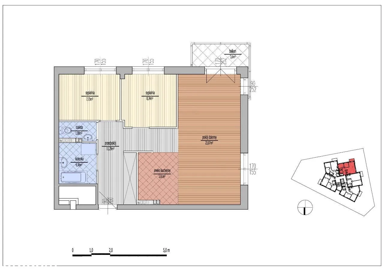 3-pokojowe mieszkanie 61 m² Ursus + garaż + kom