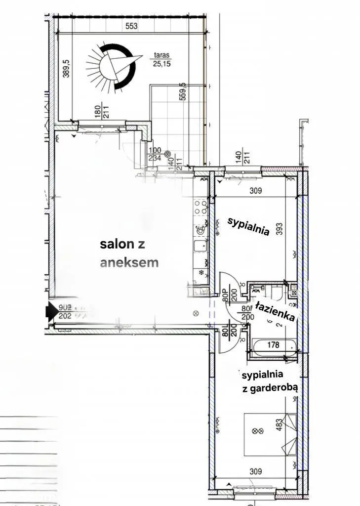 Ursus/Włochy 72m2, zielony taras, BEZPOŚREDNIO