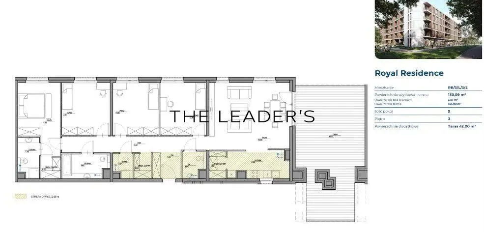 Penthouse | Taras 45 M2 | Royal Residence Wilanów