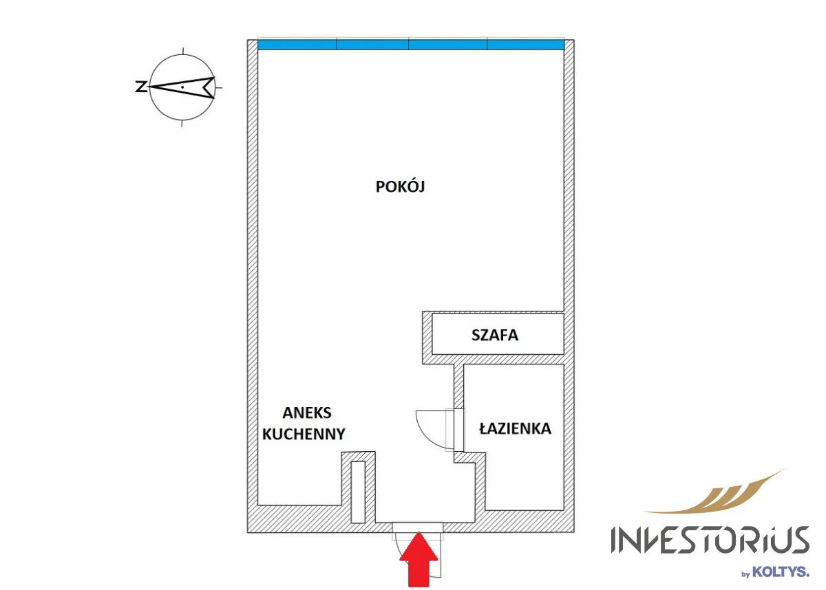 Gotowa kawalerka w TOPOWEJ lokalizacji w CENTRUM 